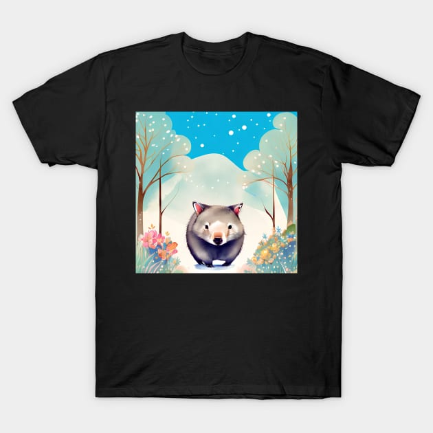 Wandering Wombat T-Shirt by TheWombatsDen